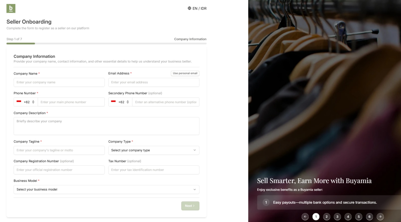 Company Information Form